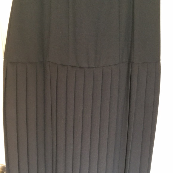 Vintage Black Cocktail/Evening Drop Waist Dress - Picture 5 of 12